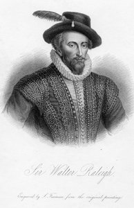 Sir Walter Raleigh, prent gemaakt door S. Freeman